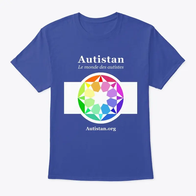 Le T-shirt bleu officiel Autistan [FR]