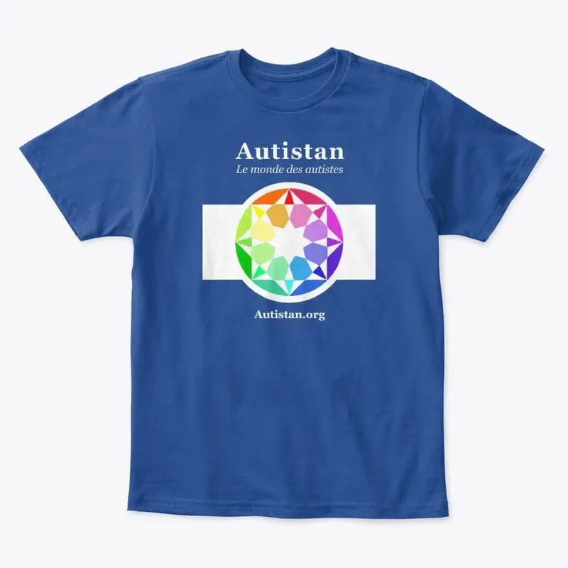 Le T-shirt bleu officiel Autistan [FR]