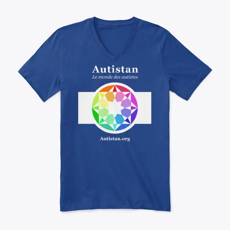 Le T-shirt bleu officiel Autistan [FR]