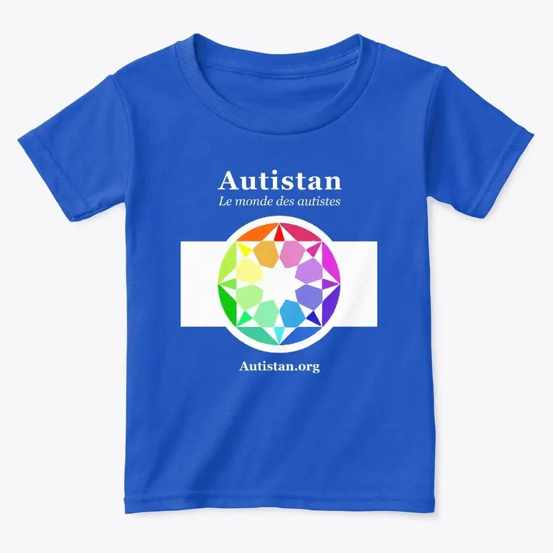 Le T-shirt bleu officiel Autistan [FR]